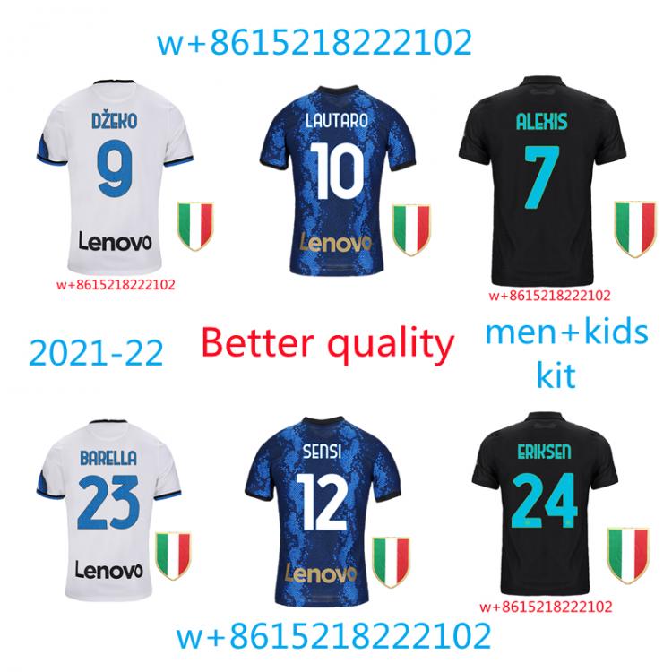 all in one place בגדי גברים 2022 INTER soccer jersey home shirt DZEKO MILAN VIDAL BARELLA LAUTARO ERIKSEN ALEXIS football shirt 21 22 Maglietta da calcio