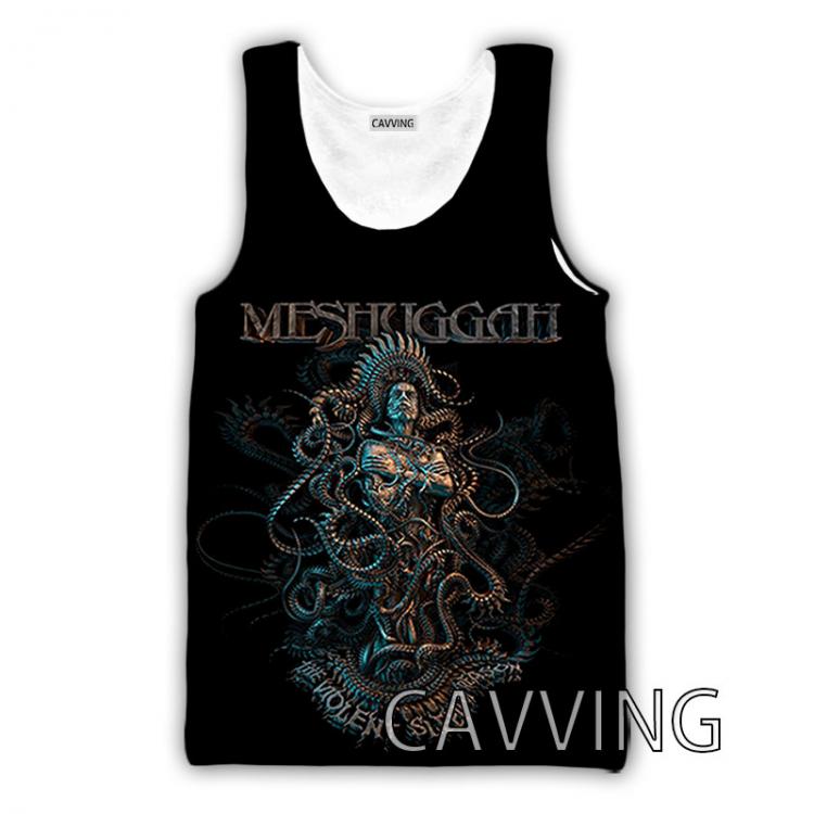 all in one place בגדי גברים CAVVING 3D Printed  Meshuggah Tank Tops Harajuku Vest Summer Undershirt Shirts Streetwear for Men/women