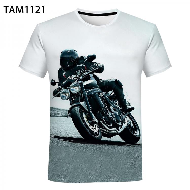all in one place בגדי גברים Motorcycle Rider 2021 Summer Leisure 3D Printing Men's And Women's Creative  T-Shirt Children's Breathable Hip Hop 