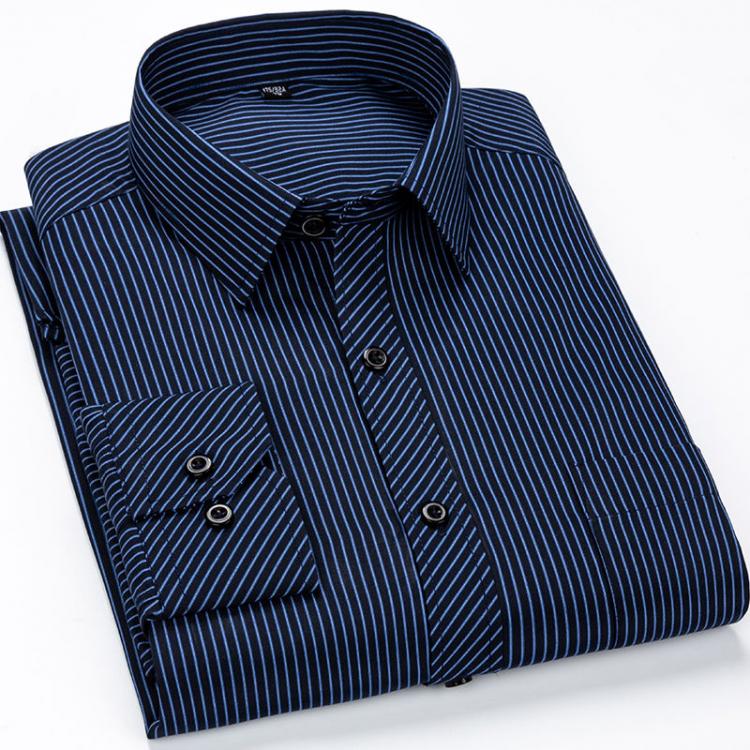 all in one place בגדי גברים Plus Large Size 9XL 8XL 7XL Mens Casual Business Long Sleeved Shirt Classic Plaid Striped Male Social Dress Oversized Shirts