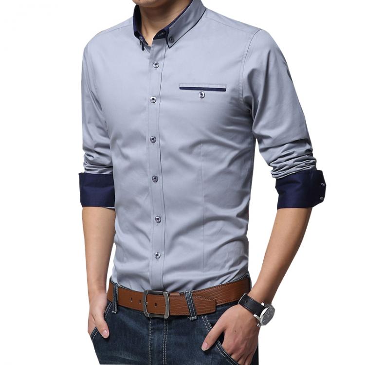 all in one place בגדי גברים Legible Casual Social Formal shirt Men long Sleeve Shirt Business Slim Office Shirt male Cotton Mens Dress Shirts white 4XL 5XL