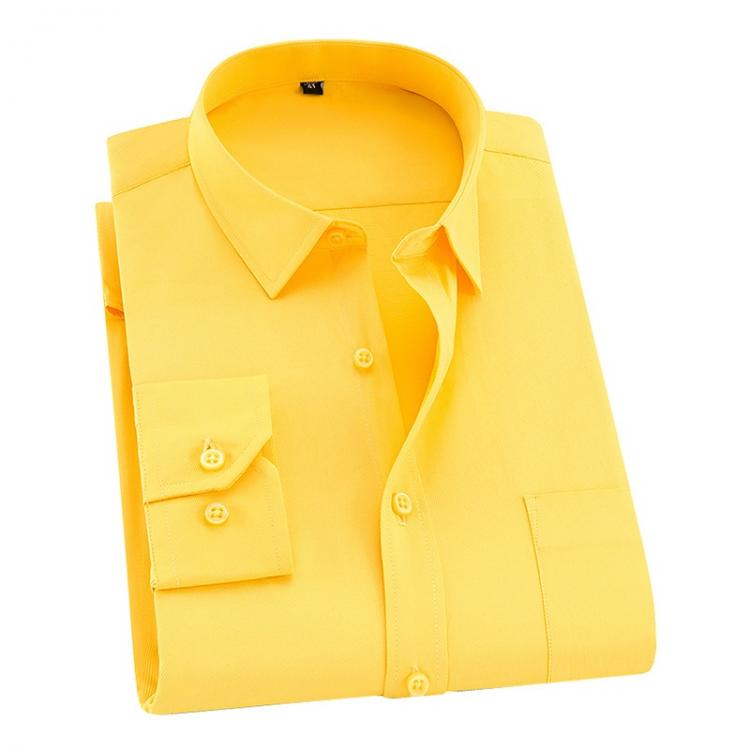 all in one place בגדי גברים DAVYDAISY 8xl 7xl Men Shirt Long Sleeved Man Business Causal Shirts Twill White Yellow Shirt Brand Formal Shirts Soft DS275
