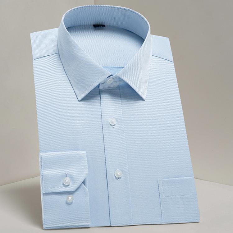 all in one place בגדי גברים Oversized shirt S~8xl Men's Twill Dress Shirts Long Sleeve regular fit office business mens social shirts with chest pocket