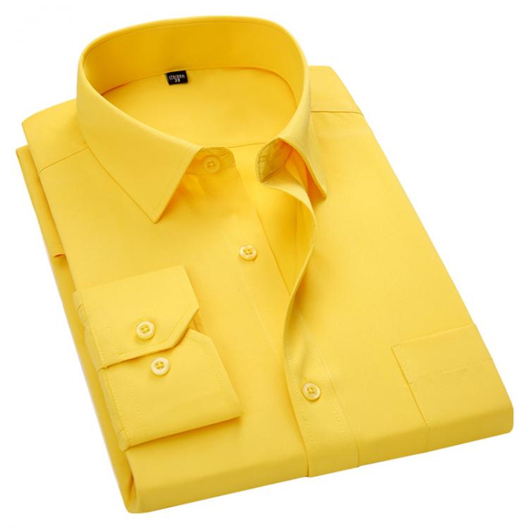 all in one place בגדי גברים Men's Long Sleeve Slim Fit Dress Casual Shirt White Blue Red Yellow Male Social Buttons Shirt Plus Size 3XL 4XL 5XL 6XL 7XL 8