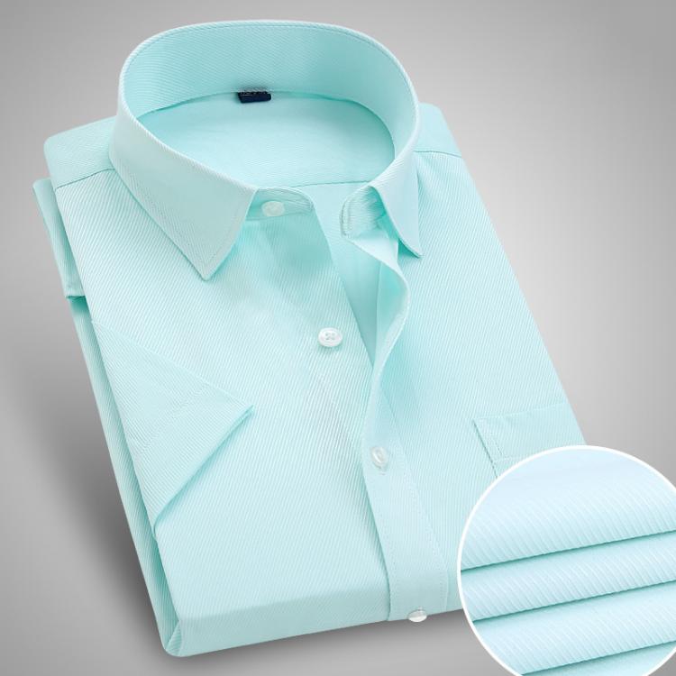 all in one place בגדי גברים Men Short Sleeve Dress Shirt Summer Fashion Solid Slim Fit Casual Social Shirts Comfortable Breathable Thin Tops