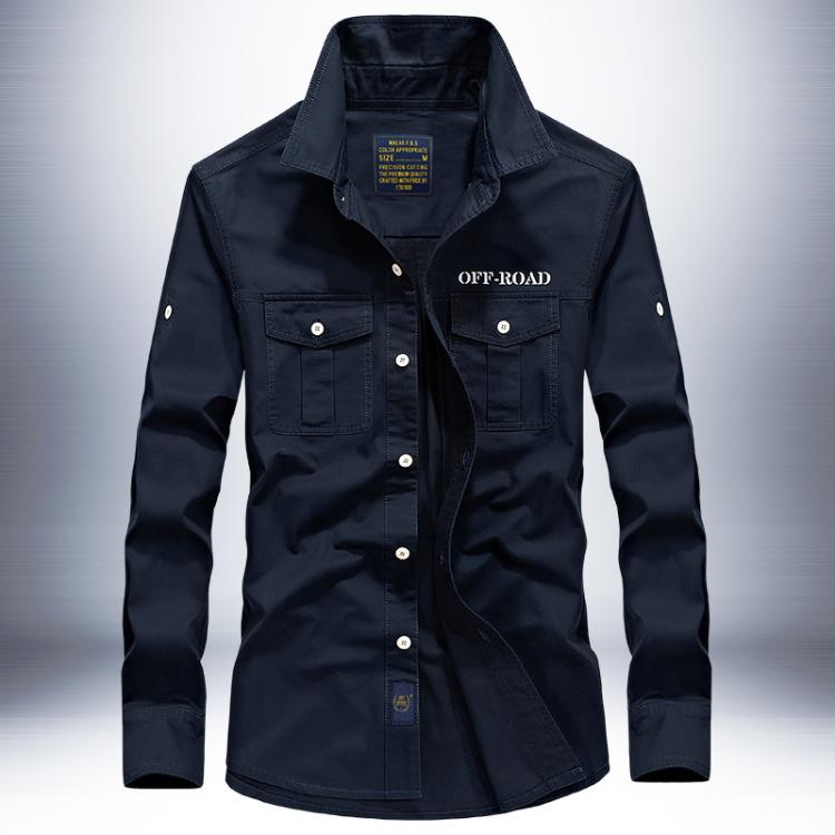 all in one place בגדי גברים Men's Shirts Breathable 2021 Fashion Fall Business Men Long Sleeve Social Shirt 100% Pure Cotton Sports Hiking Shirts Clothin