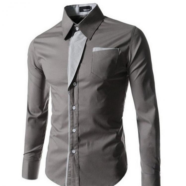 all in one place בגדי גברים 2021 Hot Sale New Fashion Camisa Masculina Long Sleeve Shirt Men Slim fit Design Formal Casual Brand Male Dress Shirt Size L-4XL