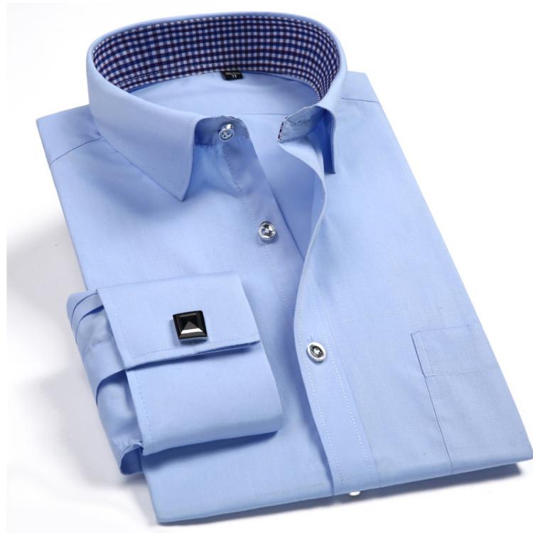 all in one place בגדי גברים Mwxsd brand mens dress shirts men long sleeve formal business shirt male french style shirt