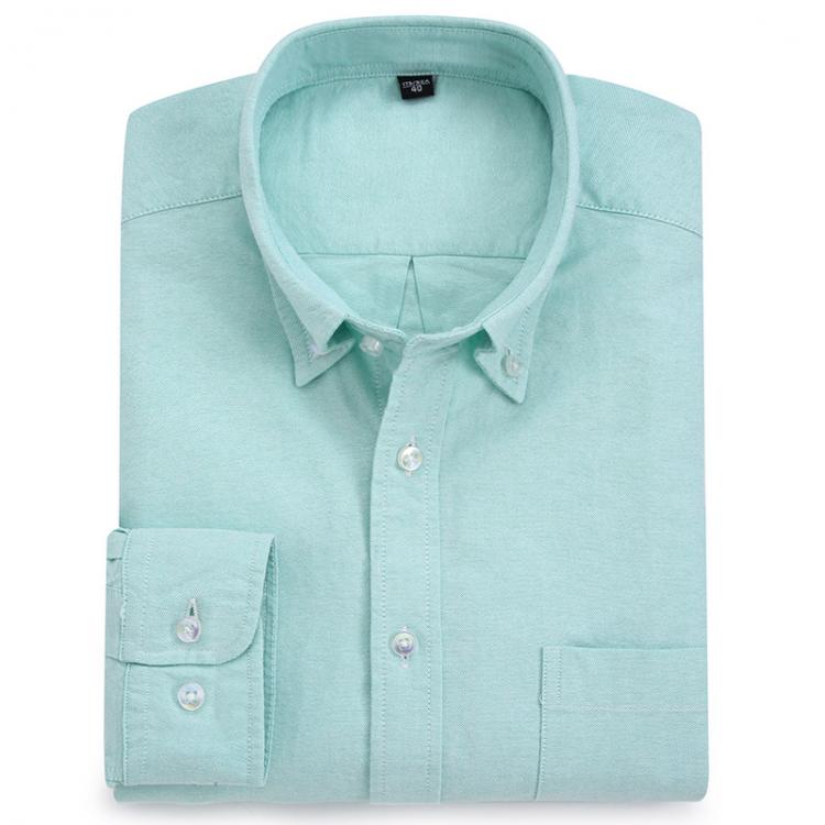 all in one place בגדי גברים Men's Oxford Shirts New Stylish Pure Cotton Long Sleeve Casual Office Formal Button DownTrend Slim Fit Male Daily Camisas Hom