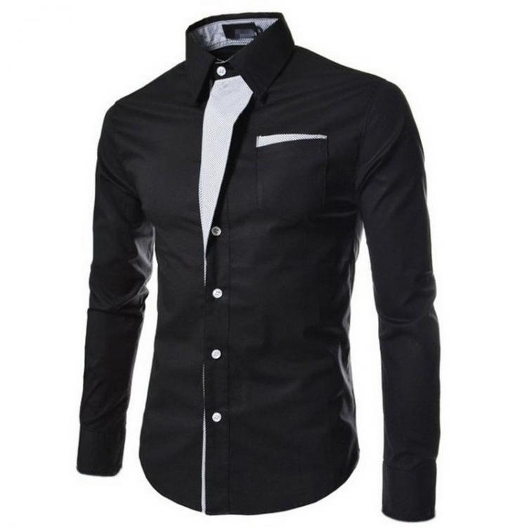 all in one place בגדי גברים 2021 New Fashion Camisa Masculina Long Sleeve Shirt Men Slim fit Design Formal Casual Brand Male Dress Shirt Size 4XL Hot Sale