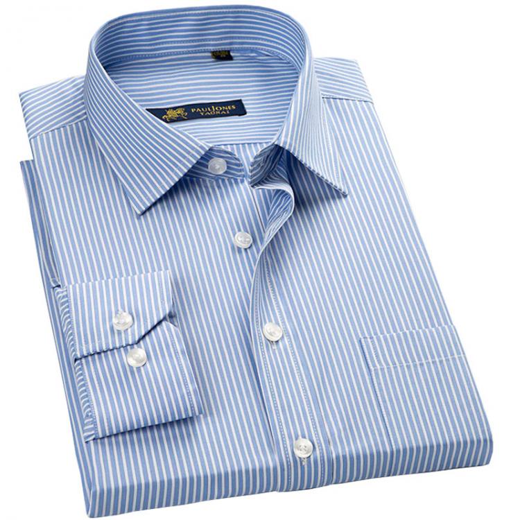 all in one place בגדי גברים high quality new summer/spring plus size S~ 5xl  long sleeve striped men dress shirts  regular fit non-iron easy care