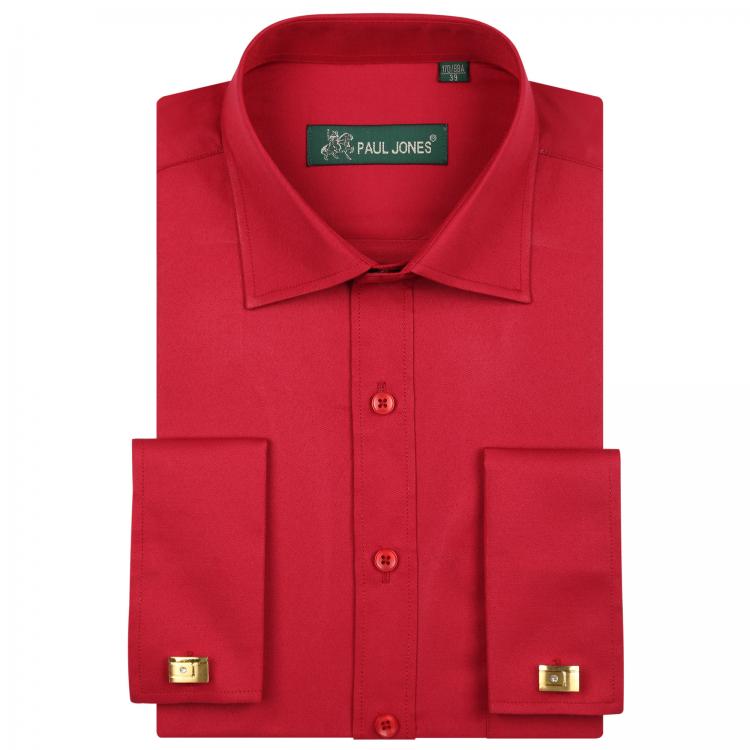 all in one place בגדי גברים 2017 New Men's Solid Shirts Long Sleeve Casual Male Brand Shirts Regular Fit France Exquisite Cufflinks  Dress Shirts