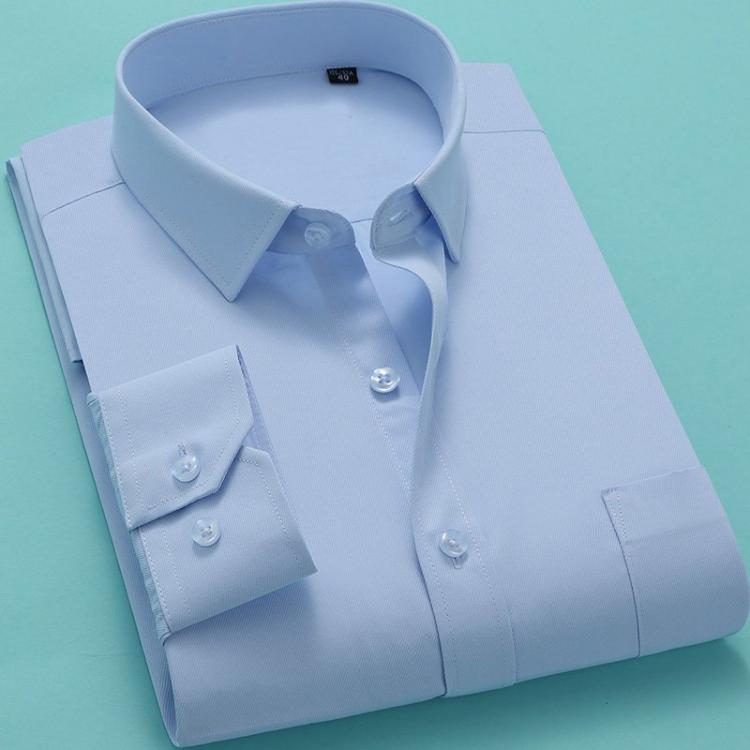 all in one place בגדי גברים FAISIENS Large Size Men Solid Formal Shirt 7XL 8XL 9XL Long Sleeve Cotton 10XL 13XL 14XL Thin White Blue Business Dress Shirts