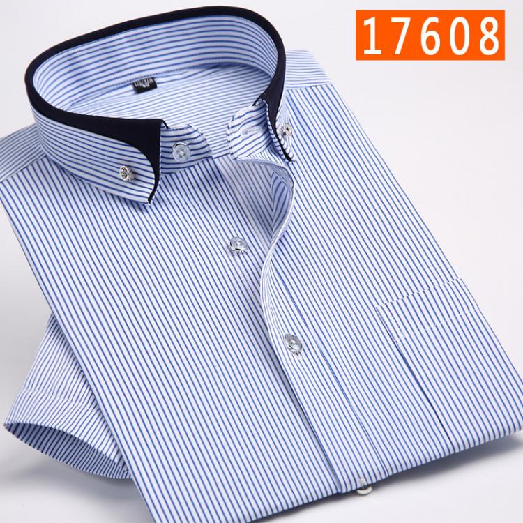 all in one place בגדי גברים summer high quality new arrival fashion male Striped Oversized Special Body men shirt short sleeve super large plus size M-8XL