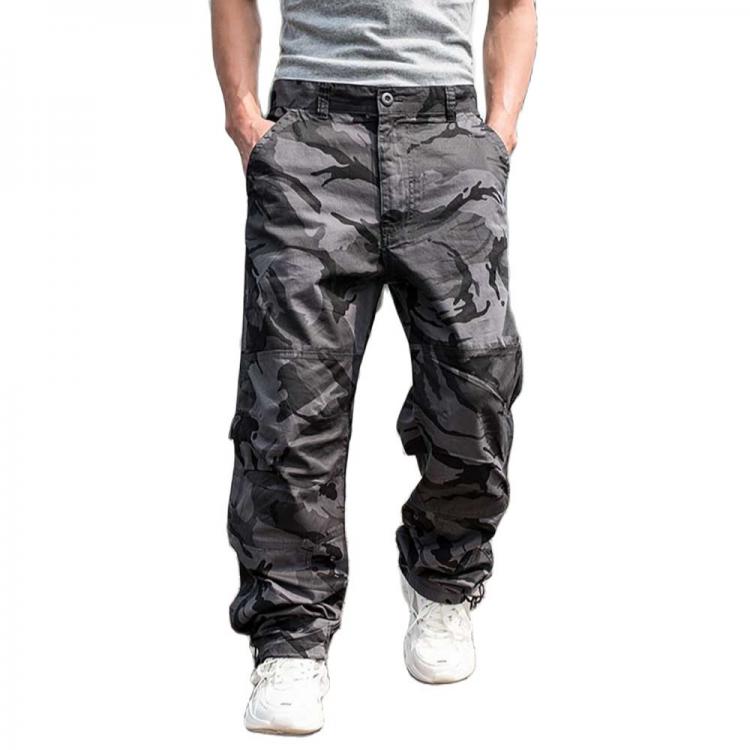 mens baggy camo cargo pants