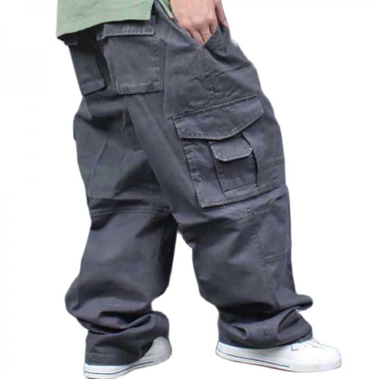all in one place בגדי גברים Wide Leg Hip Hop Pants Men Casual Cotton Harem Cargo Pants Loose baggy Trousers Streetwear Plus Size Joggers Men Clothing