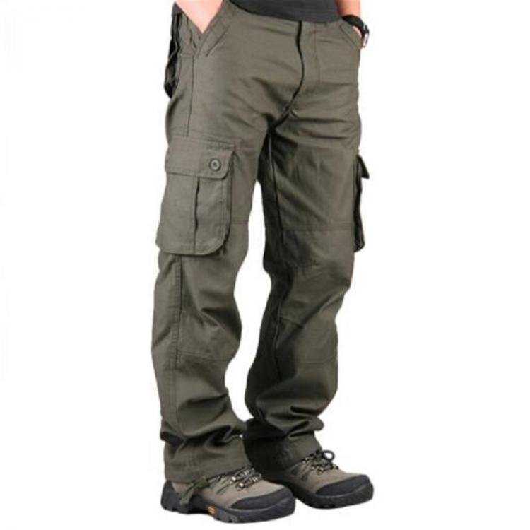 all in one place בגדי גברים Men's Cargo Pants Casual Multi Pockets Military Tactical Pants Men Outerwear Army Straight Slacks Long Trousers Men Clothes