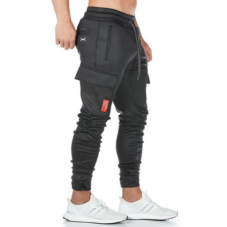 all in one place בגדי גברים Men's fashion knitting fitness sweatpants outdoor gym running training slacks multi-pocket jogging squats cargo pants