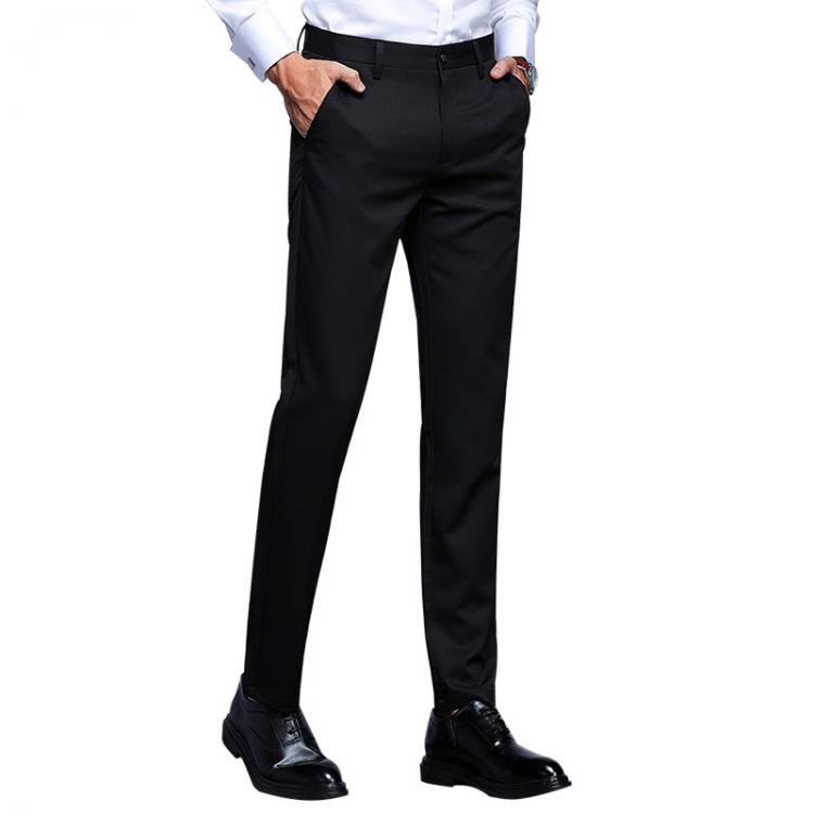all in one place בגדי גברים New casual pants men's young and middle-aged business slim trousers trousers men's straight long pants harem pants men