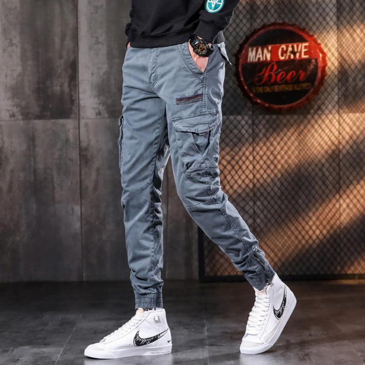 all in one place בגדי גברים Fashion Tactical Cargo Pants Men Sport Joggers Casual Streetwear Hip Hop Slim Fit Trousers