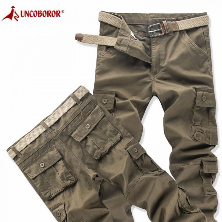 all in one place בגדי גברים Military Cargo Pants Men Overalls Casual Cotton Tactical Camouflage Pants Men Multi Pockets Army Straight Slacks Baggy Trousers