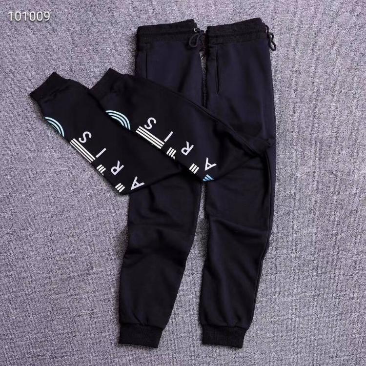 all in one place בגדי גברים 2021 trend Spring and Autumn letter embroidery pants Tiger head  men and couples fashion sports womenprint bouquet foot trousers