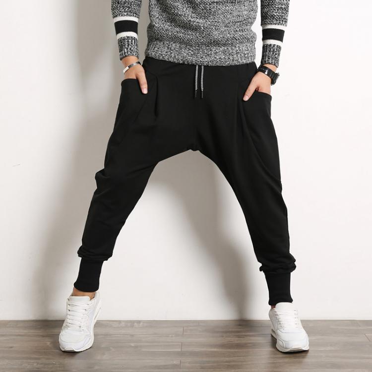 all in one place בגדי גברים 2019 Autumn Fashion Men's Casual Pants, The Trend of Large Size Men's Hip-hop Style Harlan Pants , Men's Perform Tr