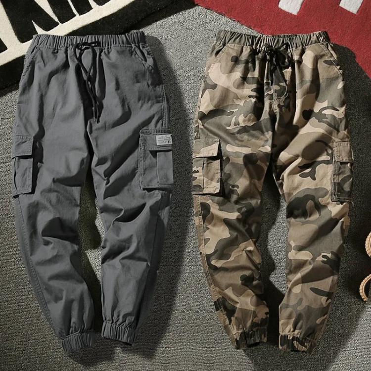 all in one place בגדי גברים Joggers Cargo Pants Men Harem Pants Multi-Pocket Camouflage Man Cotton Sweatpants Streetwear Casual Plus Size Trousers M-7XL