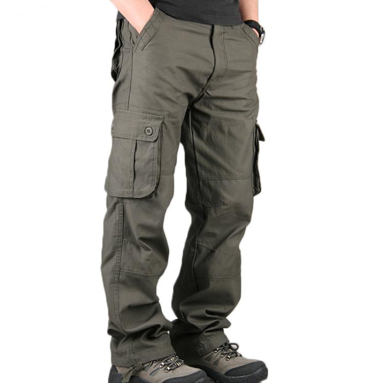 all in one place בגדי גברים Men's Cargo Pants Mens Casual Multi Pockets Military Large size 44 Tactical Pants Men Outwear Army Straight slacks Long Trous