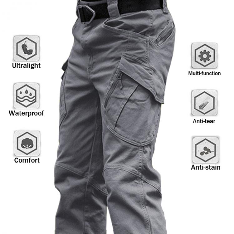 Cargo Jogger Pants With Multiple Pockets - Large - Grey | Konga Online  Shopping