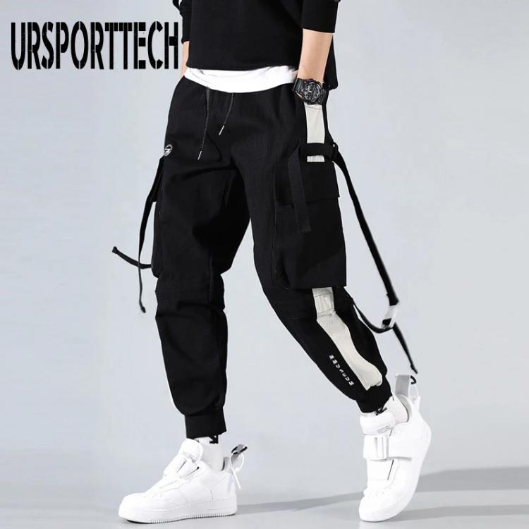 all in one place בגדי גברים Streetwear Pockets Boys Men's Jogger Pants Hip Hop Sweatpants Joggers Trousers Tactical Mens Pants Cargo Harem Pants Men Clot