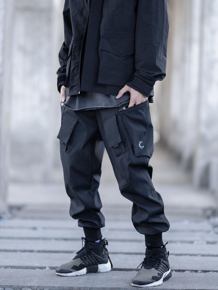 all in one place בגדי גברים Catsstac  windproof polyester tactical pants multiple pockets techwear ninjawear streetwear futuristic