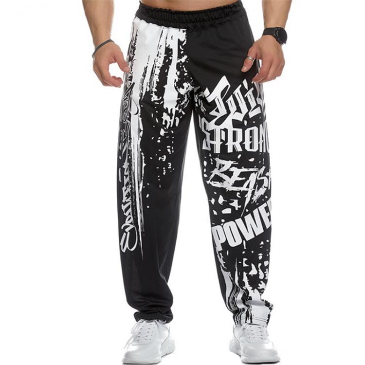 all in one place בגדי גברים New Running Jogging Pants Men Polyester Soft Bodybuilding Joggers Sweatpants Harem Long Trousers Fitness Sport Training Pants