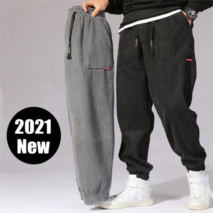 all in one place בגדי גברים New Spring Men Trousers 2021 Elastic Waist Corduroy Pants Fashion Streetwear Outdoor Male Jogging Pants Pantalones Para Hombres