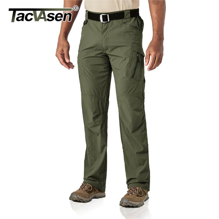 all in one place בגדי גברים TACVASEN Summer Quick Dry Pants Men Stretch Military Tactical Pants Multi-Pocket Airsoft Trousers Lightweight Workout Hike Pants