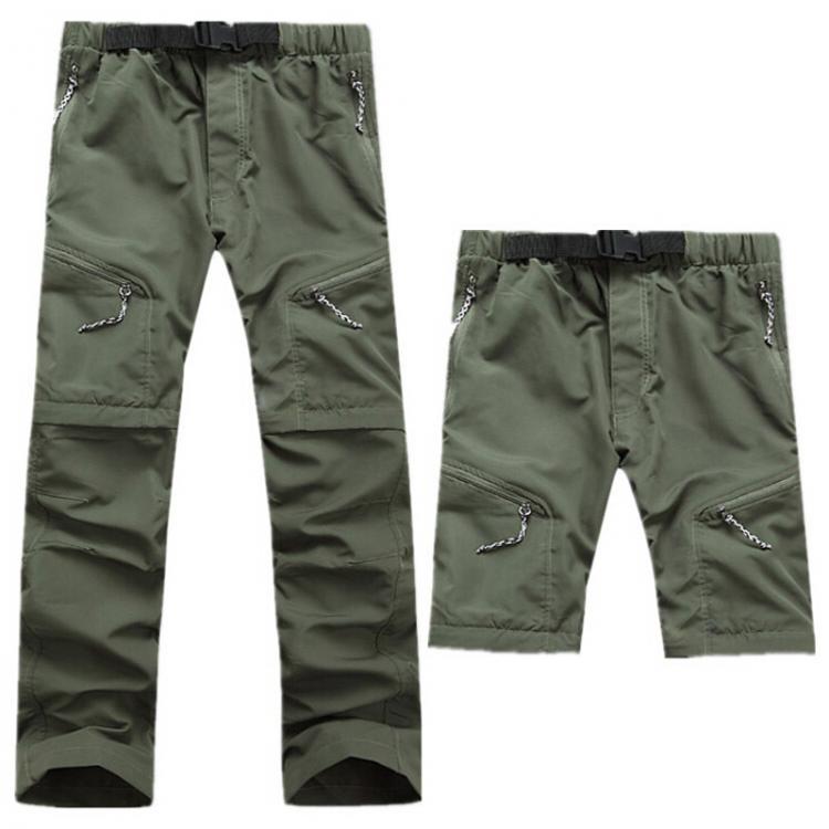 all in one place בגדי גברים Quick Dry Pants Men Removable OutdoorsFishingHikingCamping Breathable Pants Mens UV Protection Active Joggers Tactical Trousers