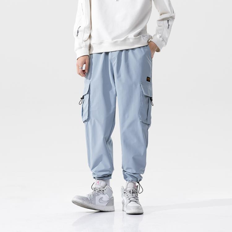 all in one place בגדי גברים Cargo Pants Men Black Jogging Pants Men Harajuku Hip Hop Streetwear Jogger Sweatpant Male Trousers Harem Men Pants Oversized