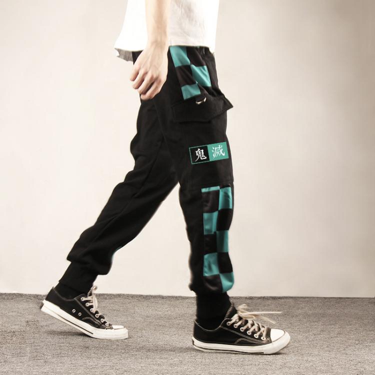all in one place בגדי גברים Anime Demon Slayer Casual Pants Cartoon Kamado Tanjirou Agatsuma Zenitsu Tomioka Giyuu Sweatpants Fashion Unisex