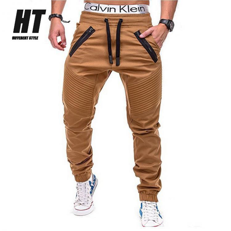 all in one place בגדי גברים Autumn Men Pants 2021 Multi-pocket Harem Pants Hip Pop  Streetwear Casual Fashion Cargo Pants Jogger Men Clothing Slim Trousers