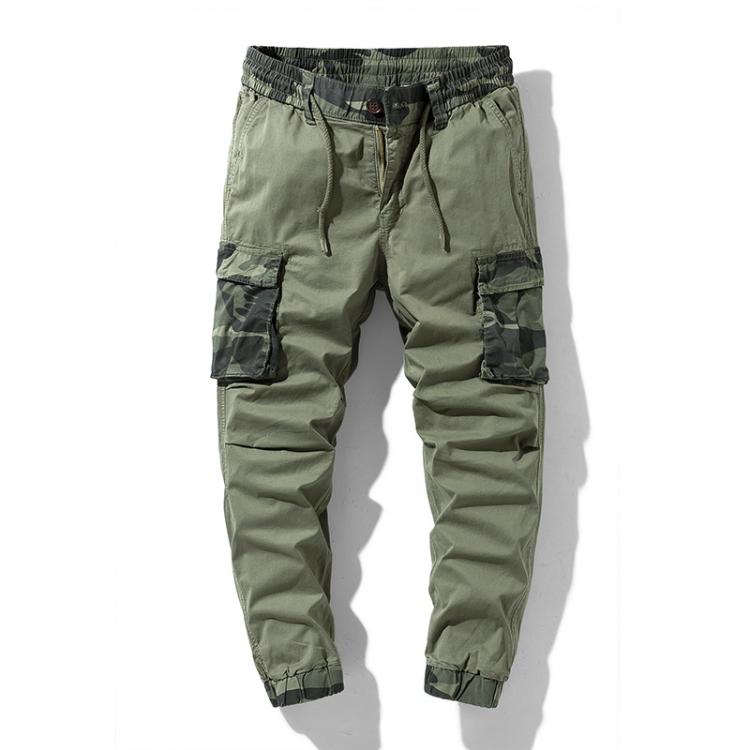all in one place בגדי גברים New Army Green Camouflage Print Men Cargo Pants Casual Loose Outdoor Tactical Army Pants Multi Pocket Big Size Men Pants 29-38