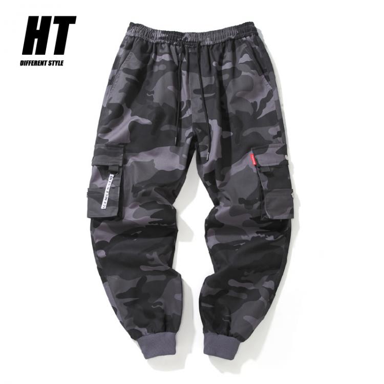all in one place בגדי גברים Hip Hop Cargo Pant Mens Fashion Joggers Casual Pants Streetwear Multi-Pocket Ribbons Military Pants Men Harem Pants Large Size
