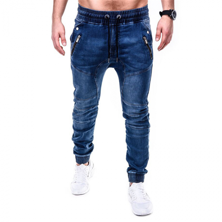 all in one place בגדי גברים Jeans pants men's jeans casual running zipper stylish slim jeans pants hombr joggers estiramento masculino jean