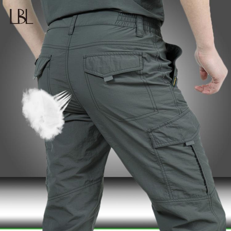 all in one place בגדי גברים Tactical Pants Men Summer Casual Army Military Style Trousers Mens Cargo Pants Waterproof Quick Dry Trousers Male Bottom