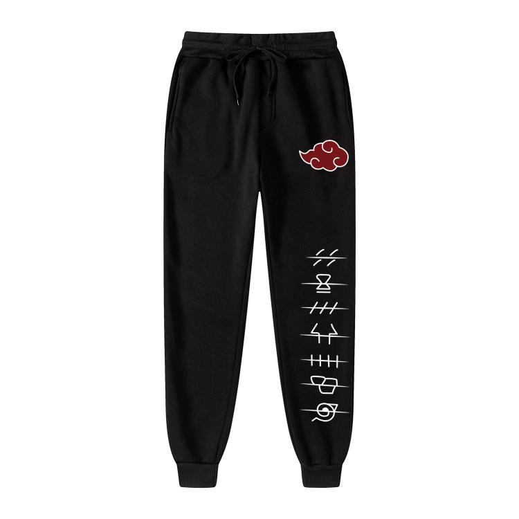all in one place בגדי גברים Japanese anime Akatsuki Cloud Symbols printed men's sweatpants sweatpants Japanese streetwear casual men and women's swe