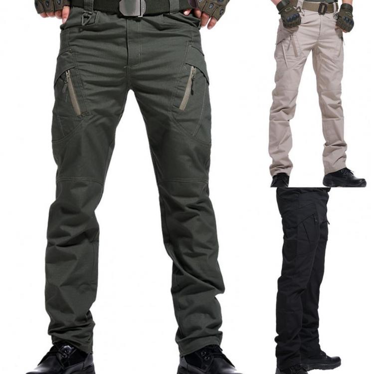 all in one place בגדי גברים Cargo Pants Military Tactical Pants Multi-Pocket Outdoor Hiking Army Joggers Pant Cotton Blend Water Resistant Casual Long Pants