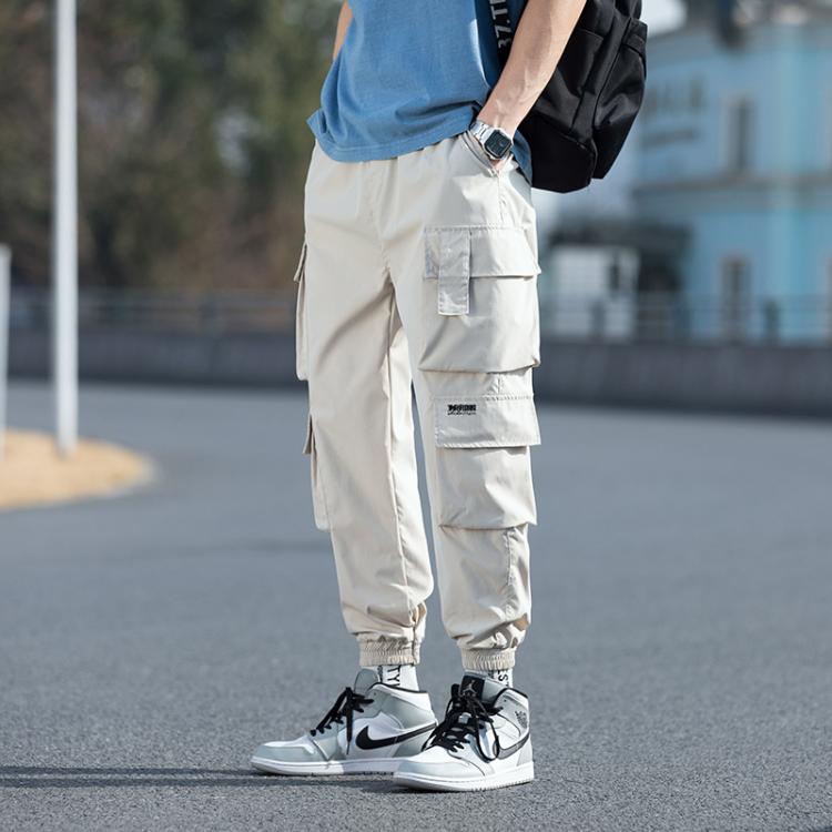 all in one place בגדי גברים Fee Black Men's Street Clothes, Running Elastic Casual Pants, Large 5XL, 2021