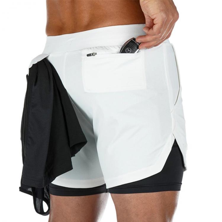 all in one place בגדי גברים 2020 Summer Running Shorts Men 2 in 1 Sports Jogging Fitness Shorts Training Quick Dry Mens Gym Men Shorts Sport gym Short Pants