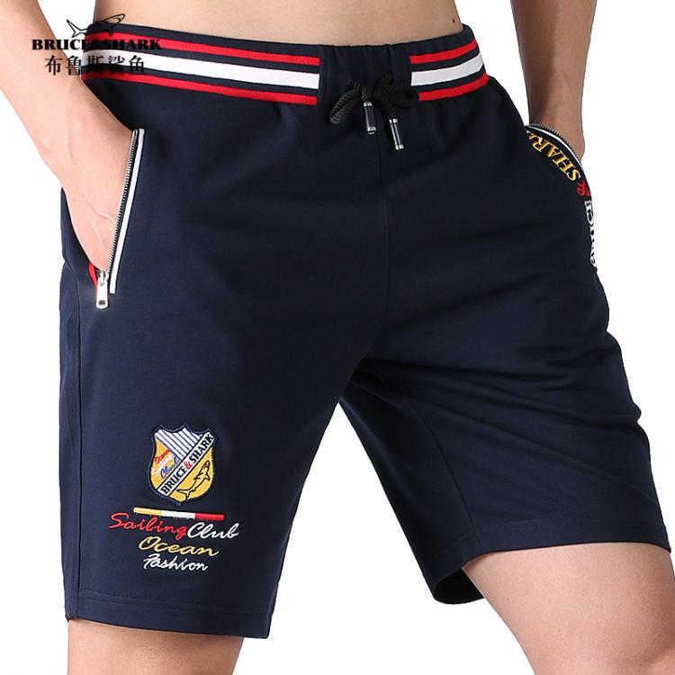 all in one place בגדי גברים Bruce&Shark 2020 New Summer Men Sports Shorts Cotton Strech Straight leg Men Short pants Training Excersize Casual  M to 3xl