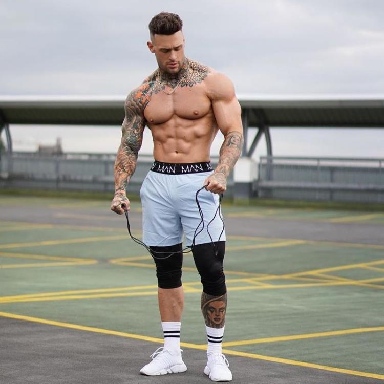 all in one place בגדי גברים New Men chinlon Fitness Bodybuilding Shorts Man Summer Gym Workout Male Breathable Quick Dry Sportswear Jogger Beach Short Pants