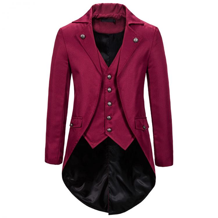 all in one place בגדי גברים Men's Autumn Winter Evening Dress Tuxedo Men's Turn-down Collar Suit Jacket